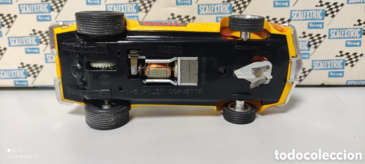 Scalextric: CHEVROLET CORVETTE AMARILLO SCALEXTRIC EXIN - Foto 6
