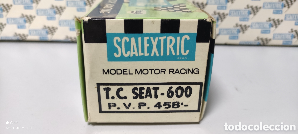 Scalextric: CAJA SEAT 600 ORIGINAL SCALEXTRIC EXIN - Foto 2