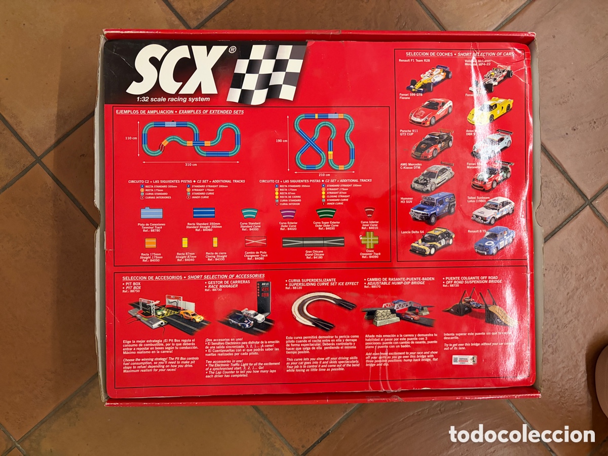 Scalextric: Caja de scalextric C2 GT ref 28116 sin coches - Foto 2