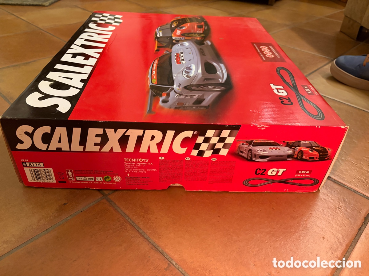 Scalextric: Caja de scalextric C2 GT ref 28116 sin coches - Foto 4