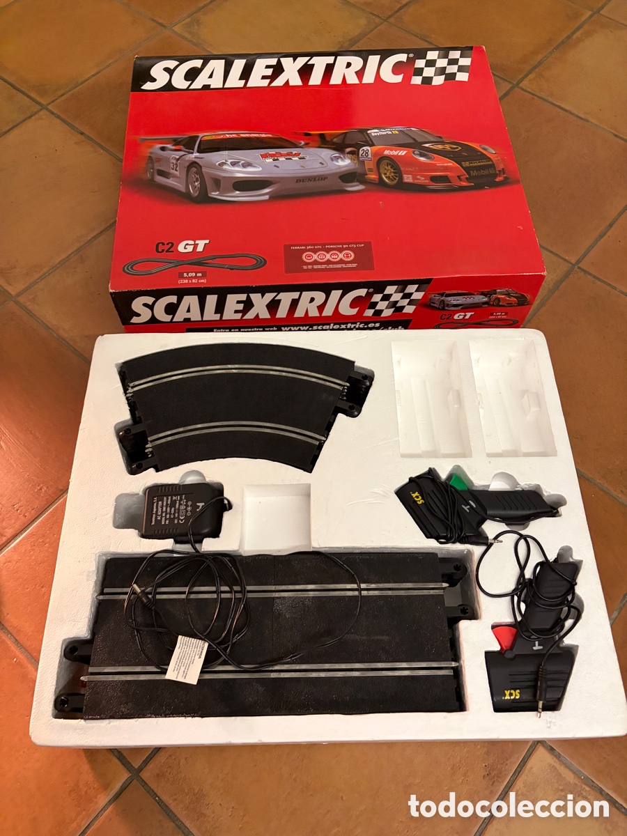 Scalextric: Caja de scalextric C2 GT ref 28116 sin coches - Foto 5
