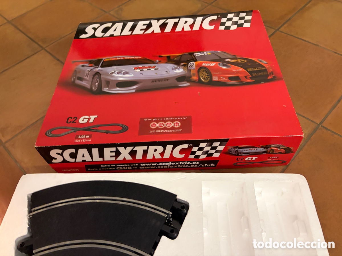 Scalextric: Caja de scalextric C2 GT ref 28116 sin coches - Foto 6