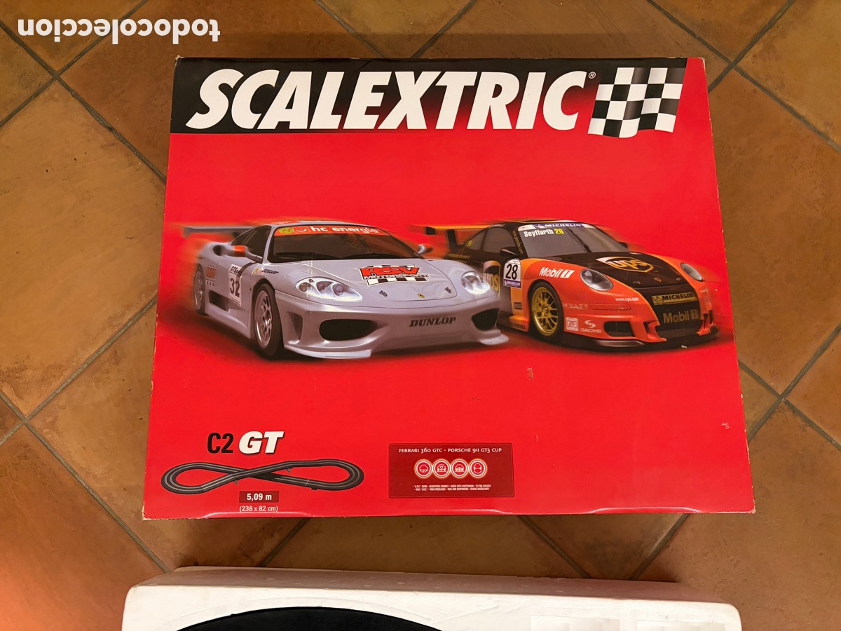Scalextric: Caja de scalextric C2 GT ref 28116 sin coches - Foto 8