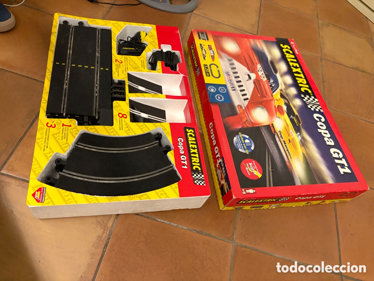Scalextric: SCALEXTRIC Copa GT1 ref 8044 tdcnitoys sin coches - Foto 6