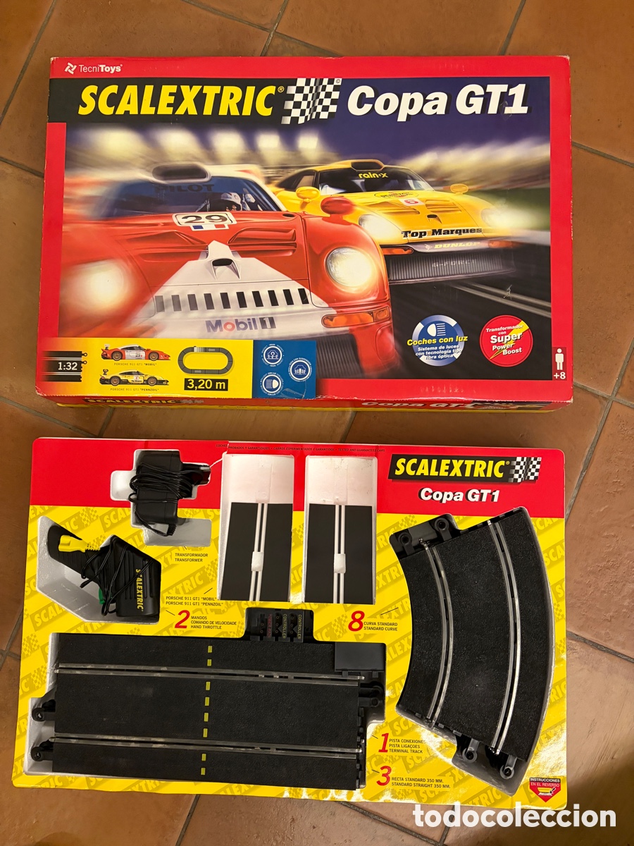 Scalextric: SCALEXTRIC Copa GT1 ref 8044 tdcnitoys sin coches - Foto 1