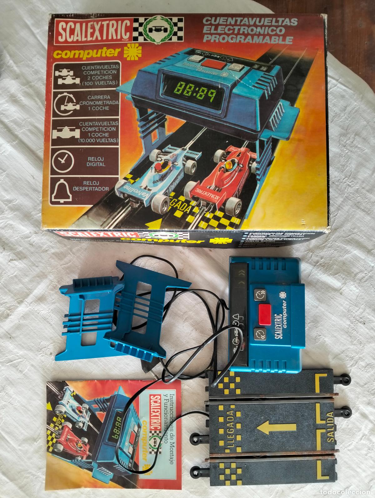 Scalextric: Complemento de coches slot car Scalextric computer cuentavueltas electronico programable caja exin - Foto 2