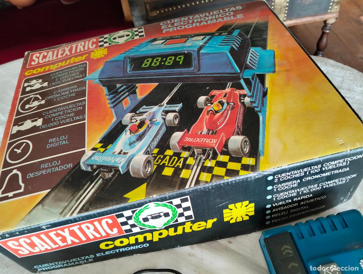 Scalextric: Complemento de coches slot car Scalextric computer cuentavueltas electronico programable caja exin - Foto 8