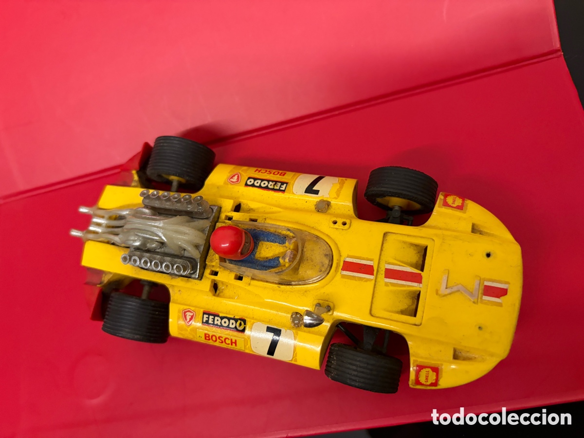 Scalextric: Sigma amarillo incompleto a reparar o piezas ref c 47 - Foto 2