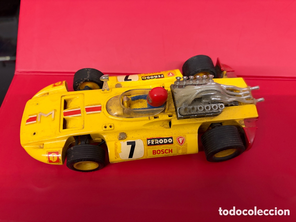 Scalextric: Sigma amarillo incompleto a reparar o piezas ref c 47 - Foto 3