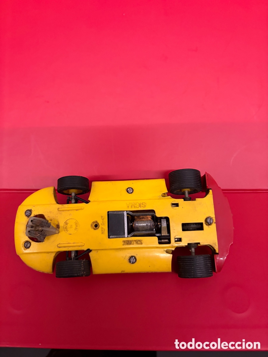 Scalextric: Sigma amarillo incompleto a reparar o piezas ref c 47 - Foto 8