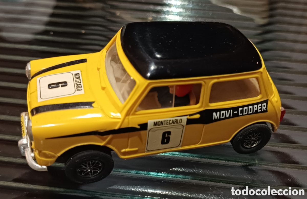 Scalextric: Mini Cooper amarillo - Foto 1