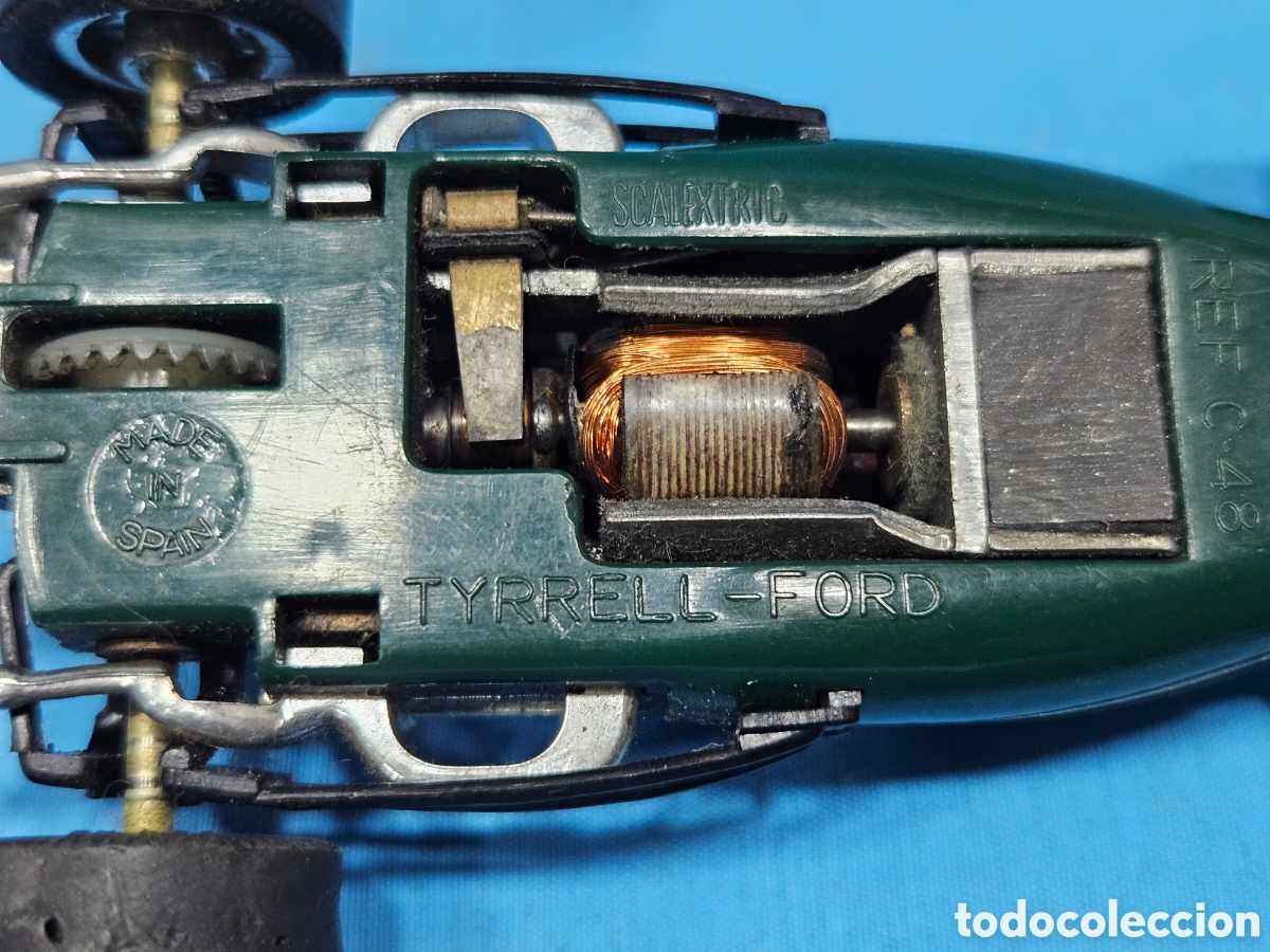 Scalextric: COCHE SCALEXTRIC. TYRREL FORD. REF: C-48. VERDE - Foto 4
