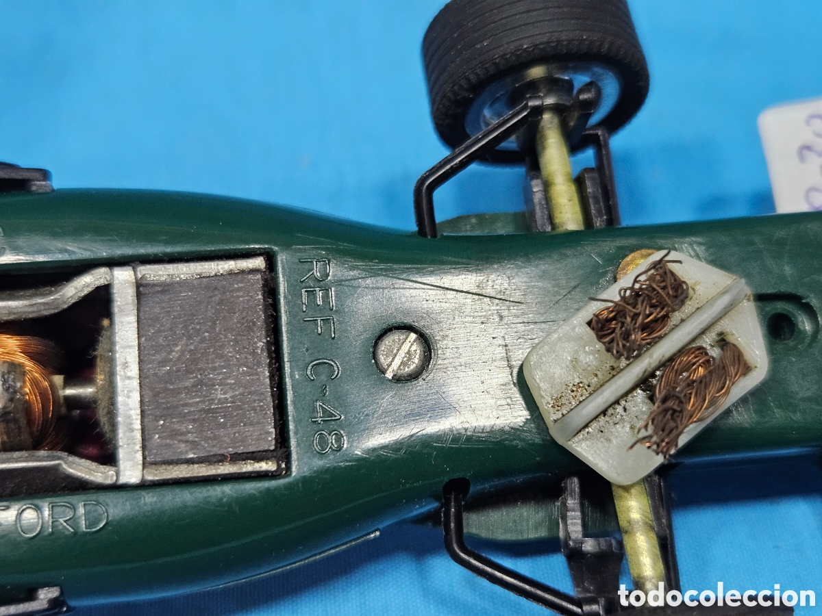Scalextric: COCHE SCALEXTRIC. TYRREL FORD. REF: C-48. VERDE - Foto 6