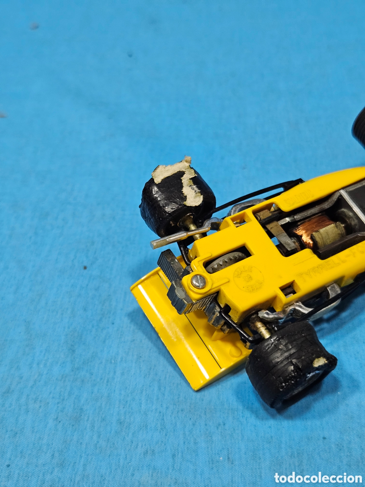 Scalextric: COCHE SCALEXTRIC. TYRRELL FORD. REF: C-48. AMARILLO - Foto 3