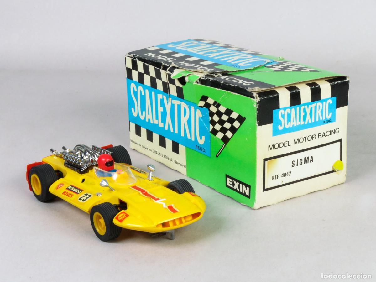 Scalextric: Sigma amarillo Ref 4047 Scalextric Exin con caja - Foto 3