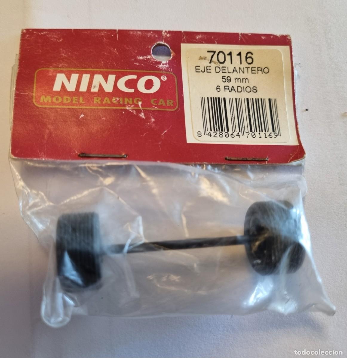 Scalextric: SCALEXTRIC NINCO EJE DELANTERO 6 RADIOS - Foto 1