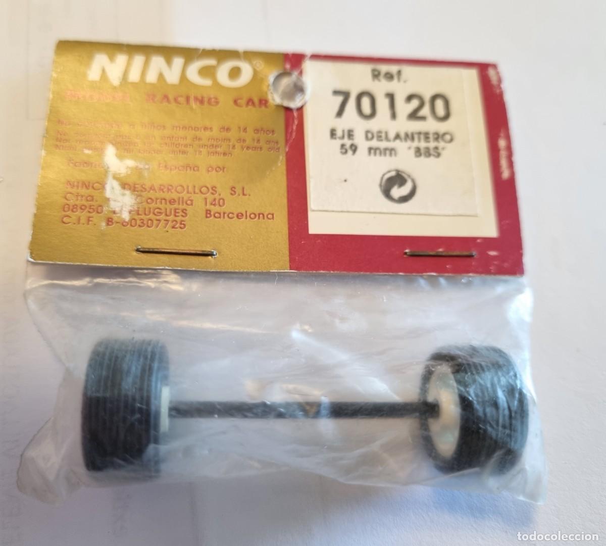 Scalextric: SCALEXTRIC NINCO EJE DELANTERO LLANTAS BBS - Foto 1
