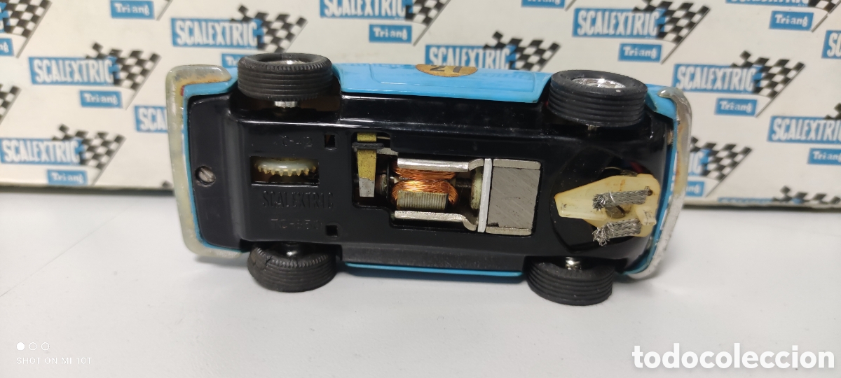 Scalextric: SEAT 850 AZUL SCALEXTRIC EXIN - Foto 3