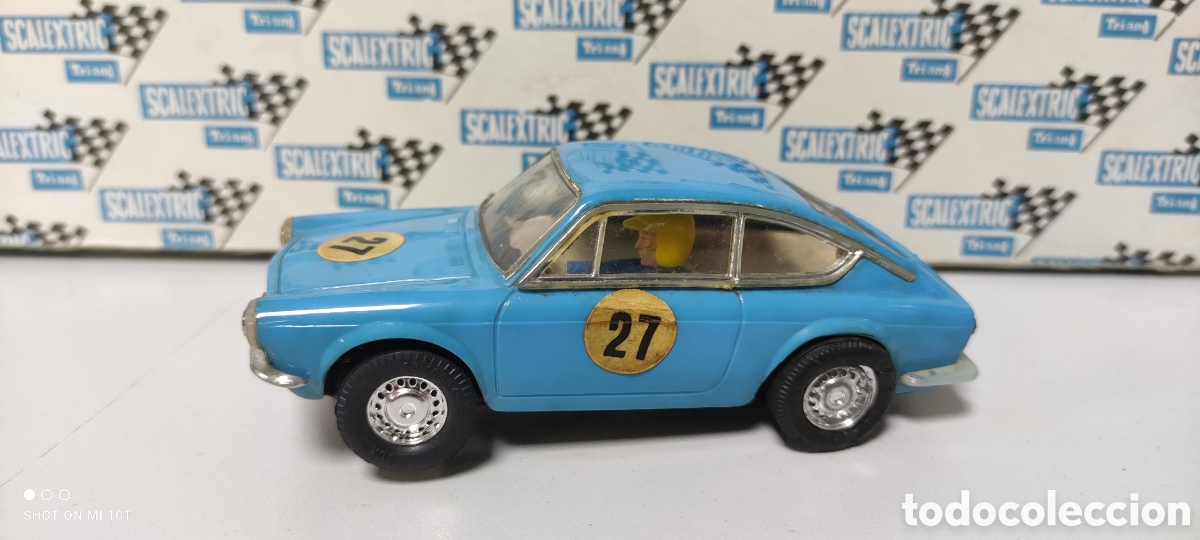 Scalextric: SEAT 850 AZUL SCALEXTRIC EXIN - Foto 1