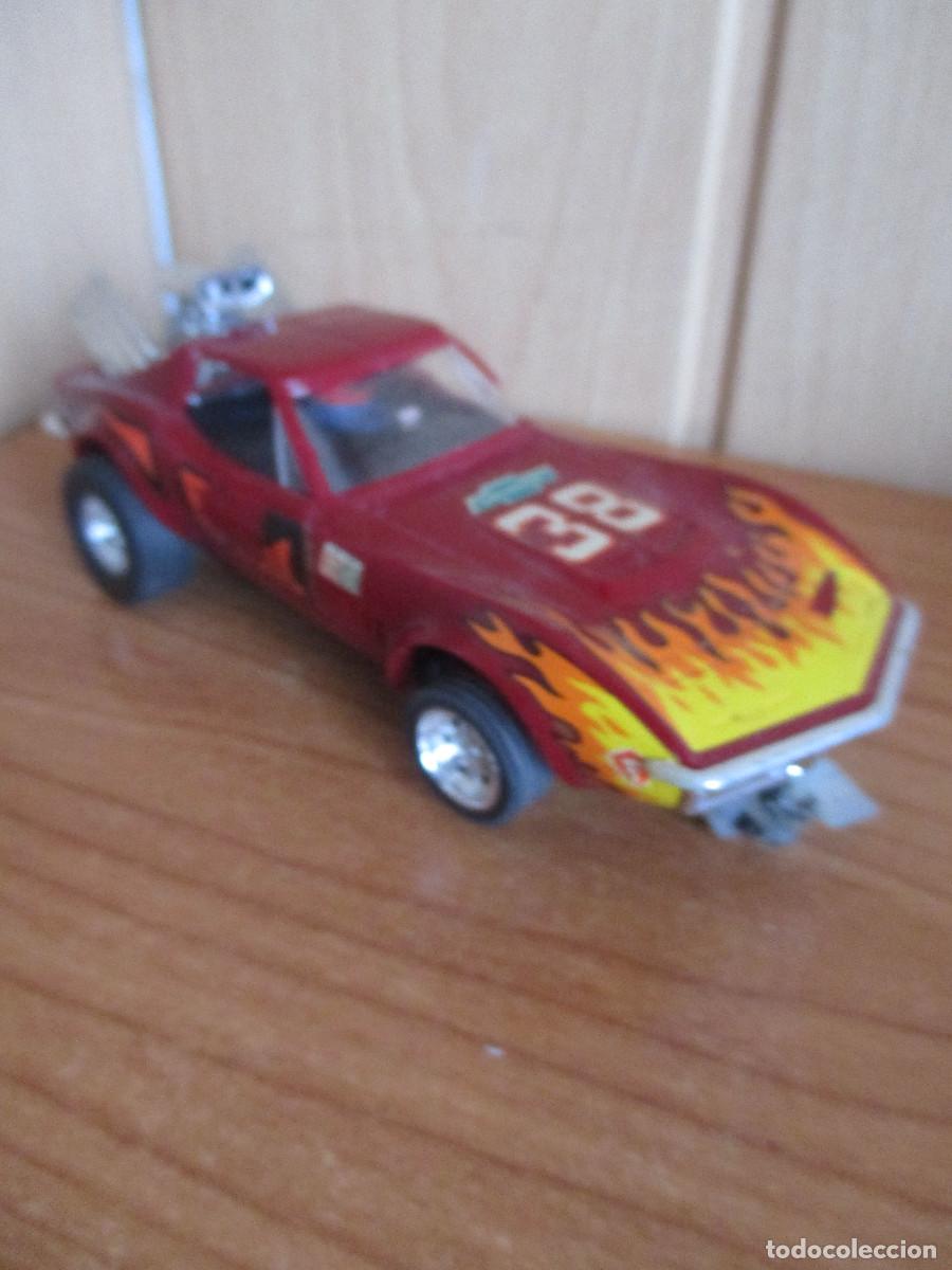 Scalextric: SCALEXTRIC: COCHE CHEVROLET CORVETTE , REF. 4050 DE EXIN , RED DEVIL - Foto 4