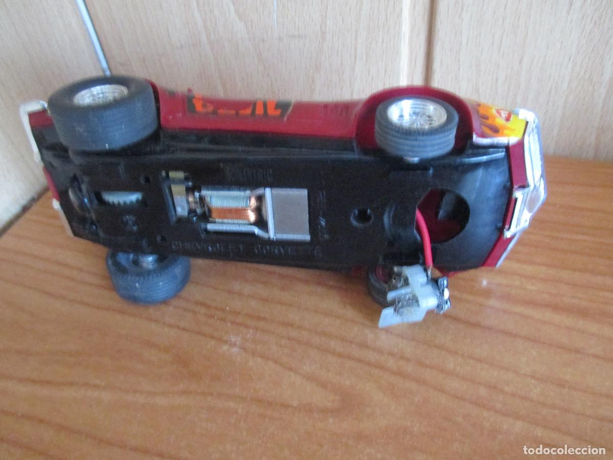 Scalextric: SCALEXTRIC: COCHE CHEVROLET CORVETTE , REF. 4050 DE EXIN , RED DEVIL - Foto 6