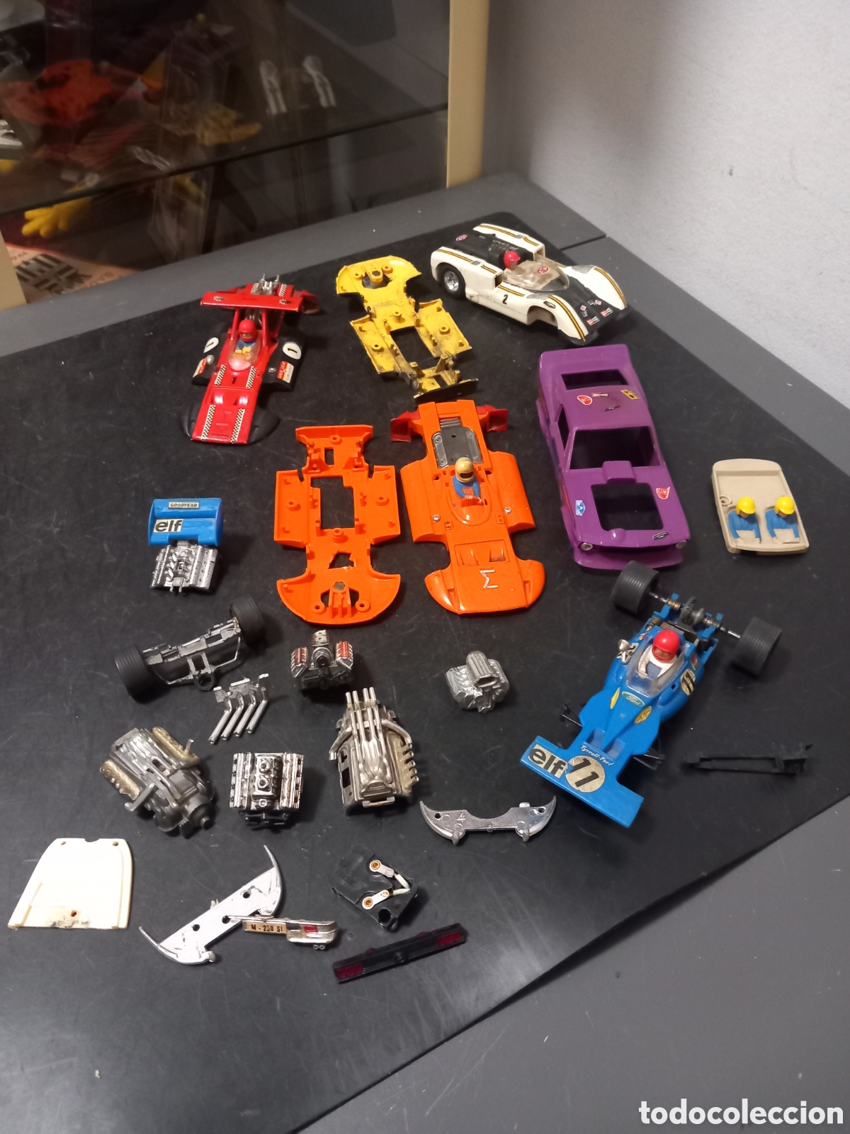 Scalextric: EXIN SCALEXTRIC DESGUACE LOTE DE CARCASAS PIEZAS ACCESORIOS ORIGINALES