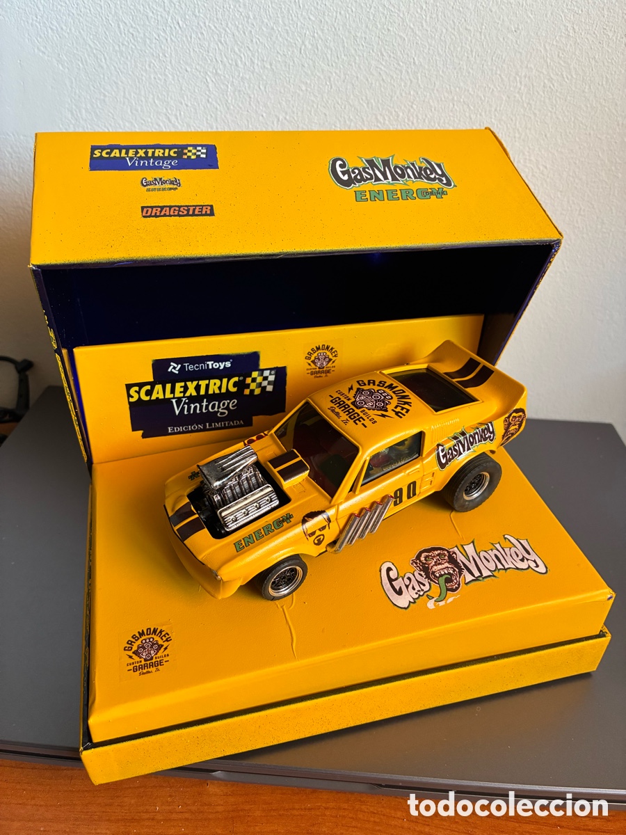 Scalextric: Gas Monkey Dragster de scalextric