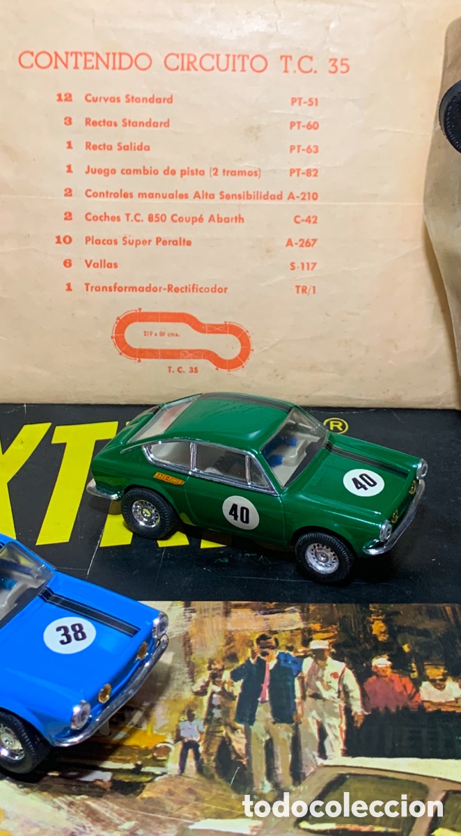 Scalextric: SCALEXTRIC EXIN Seat 850 Coupe TC 850 Verde Race tuned