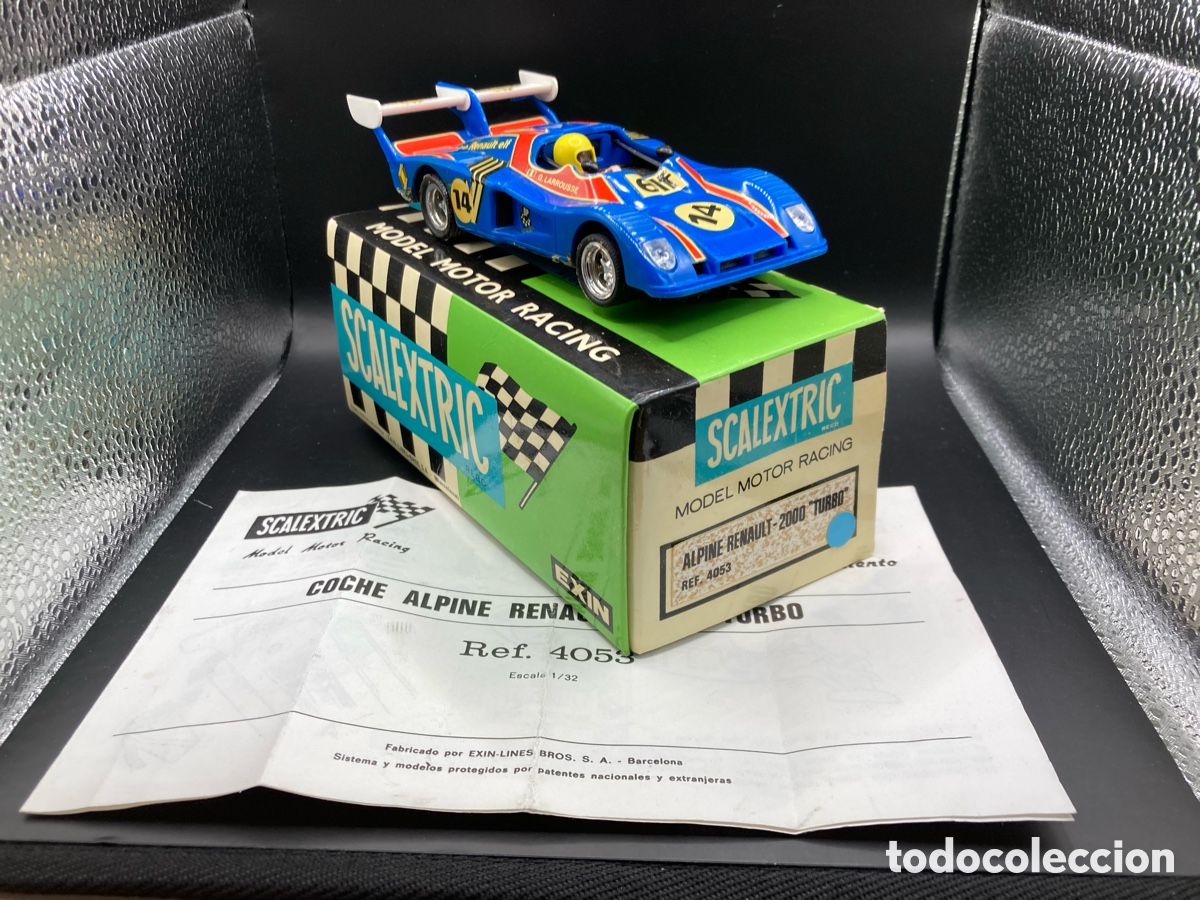 Scalextric: SCALEXTRIC EXIN ALPINE RENAULT 2000 TURBO ORIGINAL COMPLETO
