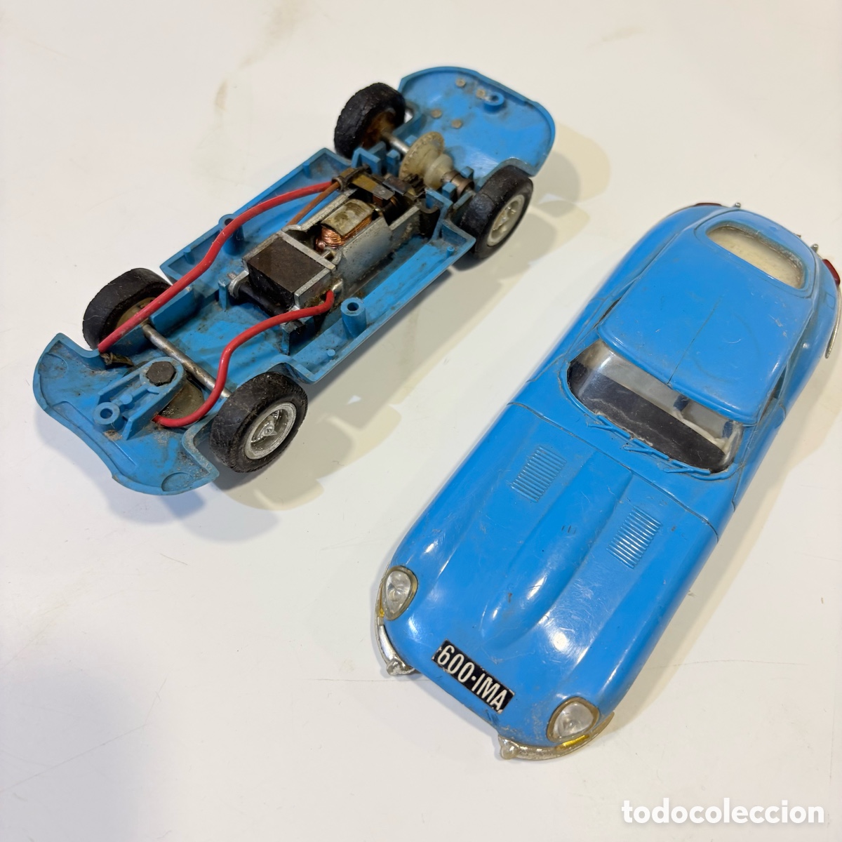 Scalextric: coche scalextric jaguar e azul exin c-34 - Foto 7