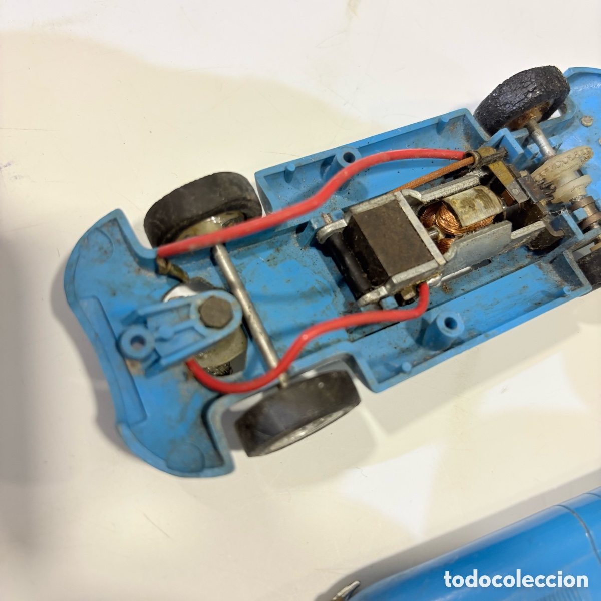 Scalextric: coche scalextric jaguar e azul exin c-34 - Foto 8