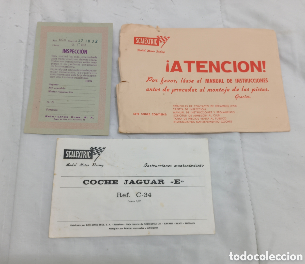 Scalextric: Sobre circuito GT20 scalextric exin