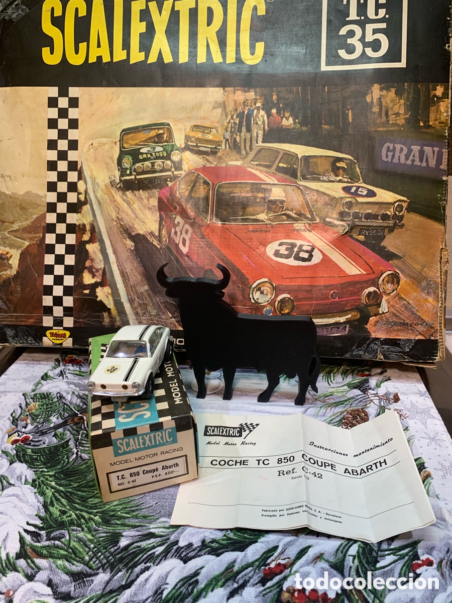 Scalextric: SCALEXTRIC EXIN Seat 850 Coupe TC 85 con caja e instrucciones