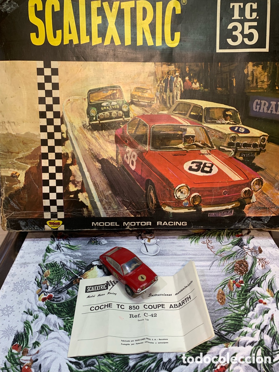 Scalextric: SCALEXTRIC EXIN Seat 850 Coupe TC 850 ROJO