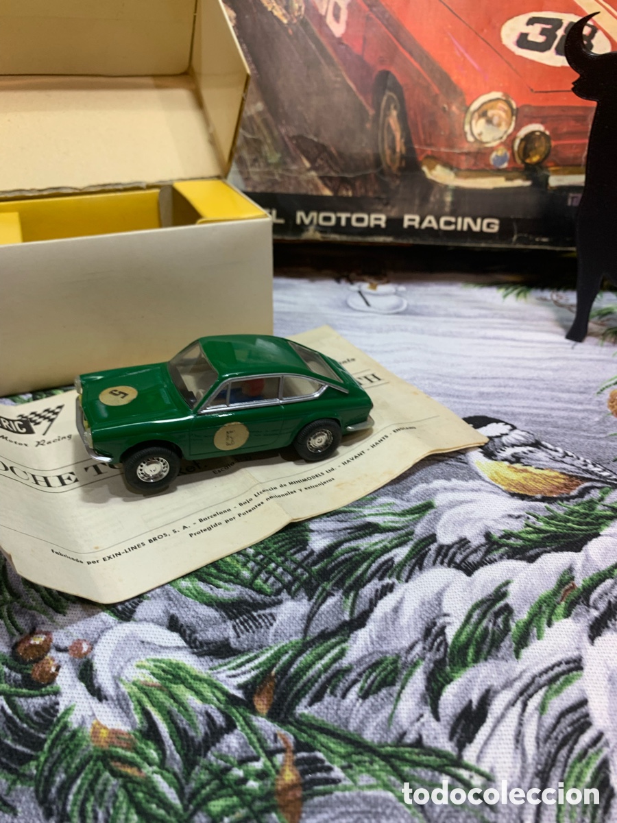 Scalextric: SCALEXTRIC EXIN Seat 850 Coupe VERDE con caja e instrucciones