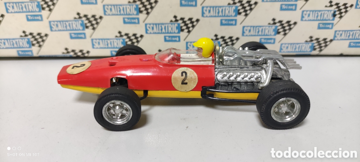 Scalextric: HONDA SEGUNDA SERIE CHASIS AMARILLO DIF&Iacute;CIL SCALEXTRIC EXIN