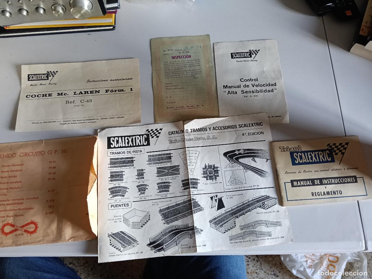 Scalextric: SOBRE DOCUMENTACION CIRCUITO G.P 50 SCALEXTRIC - Foto 1