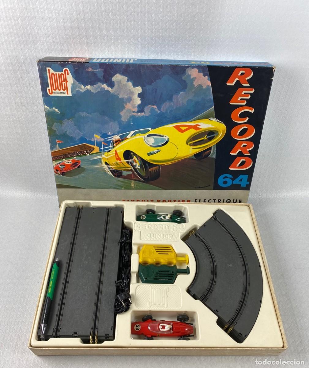 Scalextric: Circuito completo RECORD 64 JUNIOR marca Jouef en magn&iacute;fico estado. A&ntilde;os 60