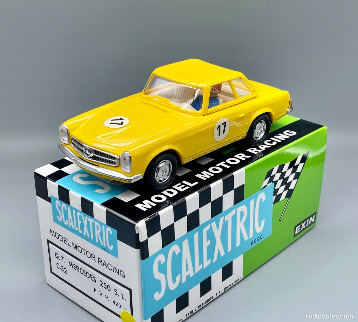 Scalextric: Mercedes 250 SL amarillo Scalextric/Reprotec