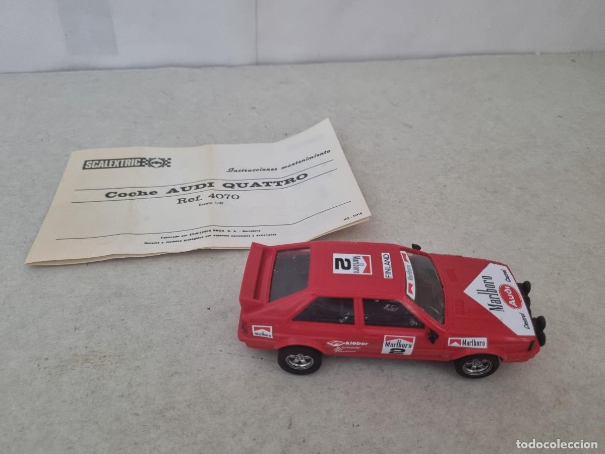 Scalextric: Coche Audi Quattro Ref 4070
