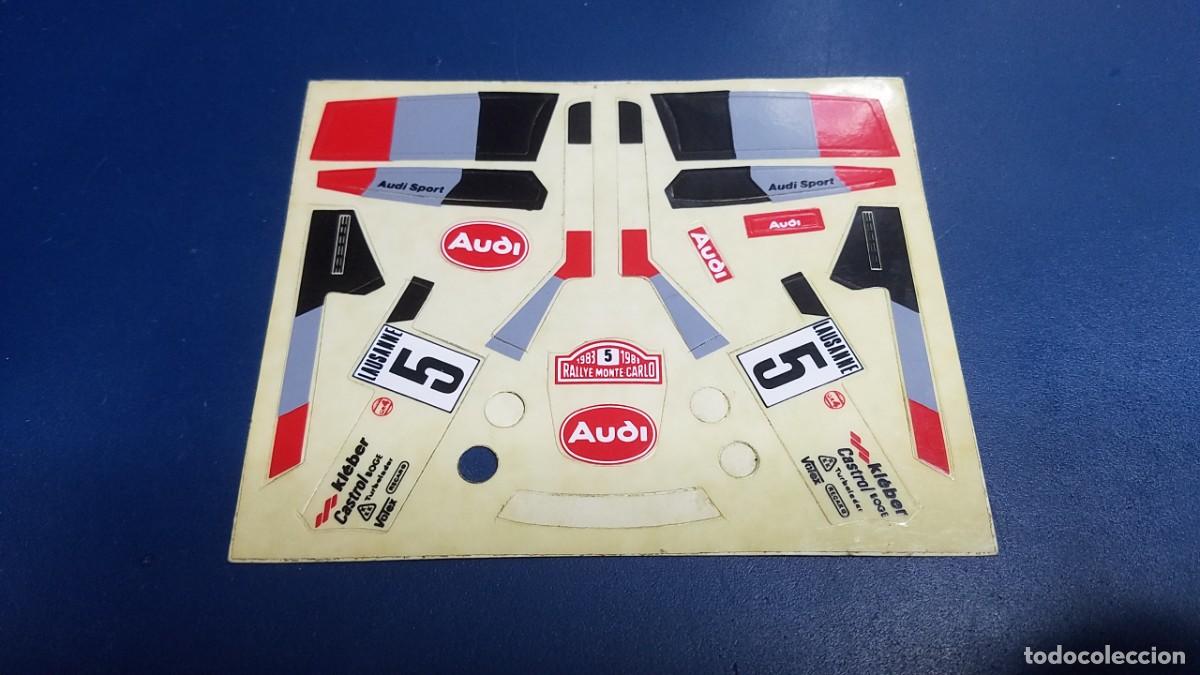 Scalextric: SLOT SCALEXTRIC EXIN PEGATINAS ADHESIVOS DECORACI&Oacute;N AUDI QUATTRO REF. 4070