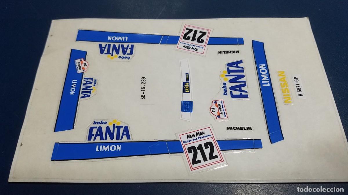 Scalextric: SLOT SCALEXTRIC EXIN TT PEGATINAS ADHESIVOS DECORACI&Oacute;N NISSAN PATROL FANTA REF. 7306