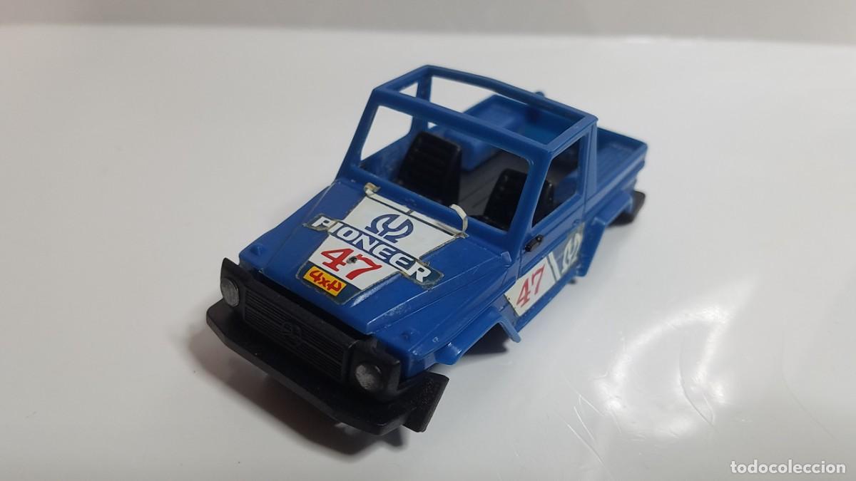 Scalextric: SLOT SCALEXTRIC EXIN STS 4X4 DESGUACE CARROCER&Iacute;A MERCEDES 280 GE