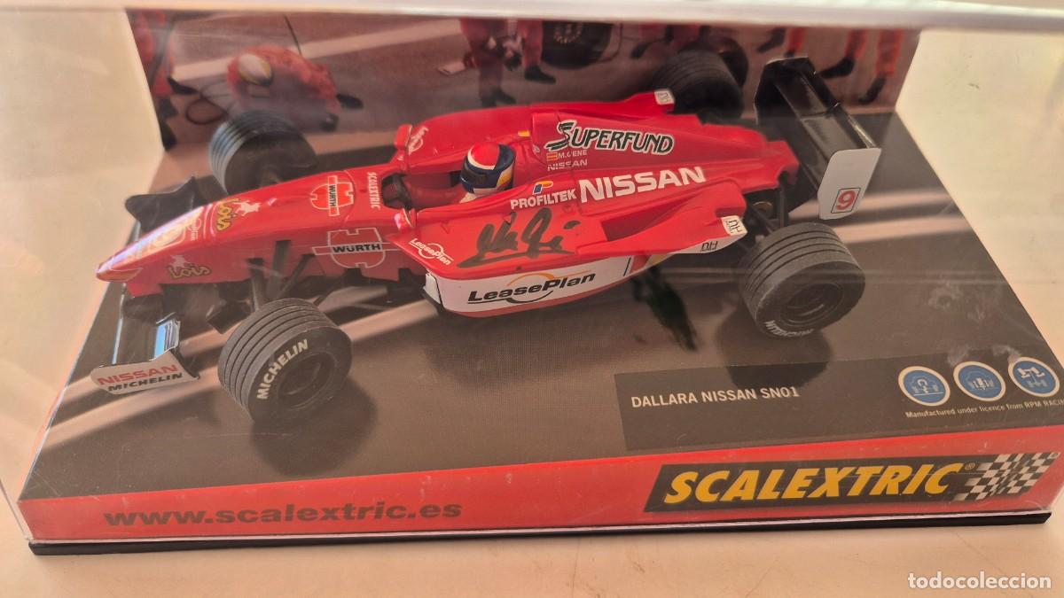 Scalextric: COCHE SCALEXTRIC - DALARA NISSAN FIRMADO MARC GEN&Eacute;