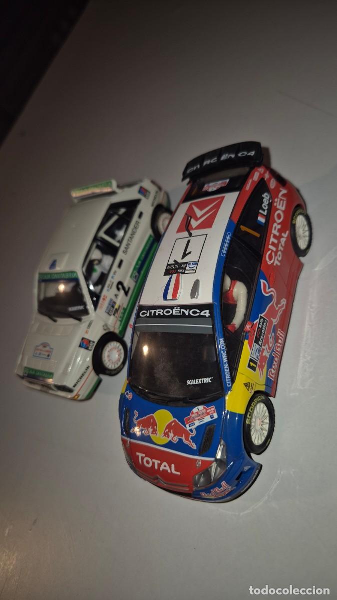 Scalextric: 2 COCHES SLOT SCX - CITROEN C4 Y LANCIA DELTA S4