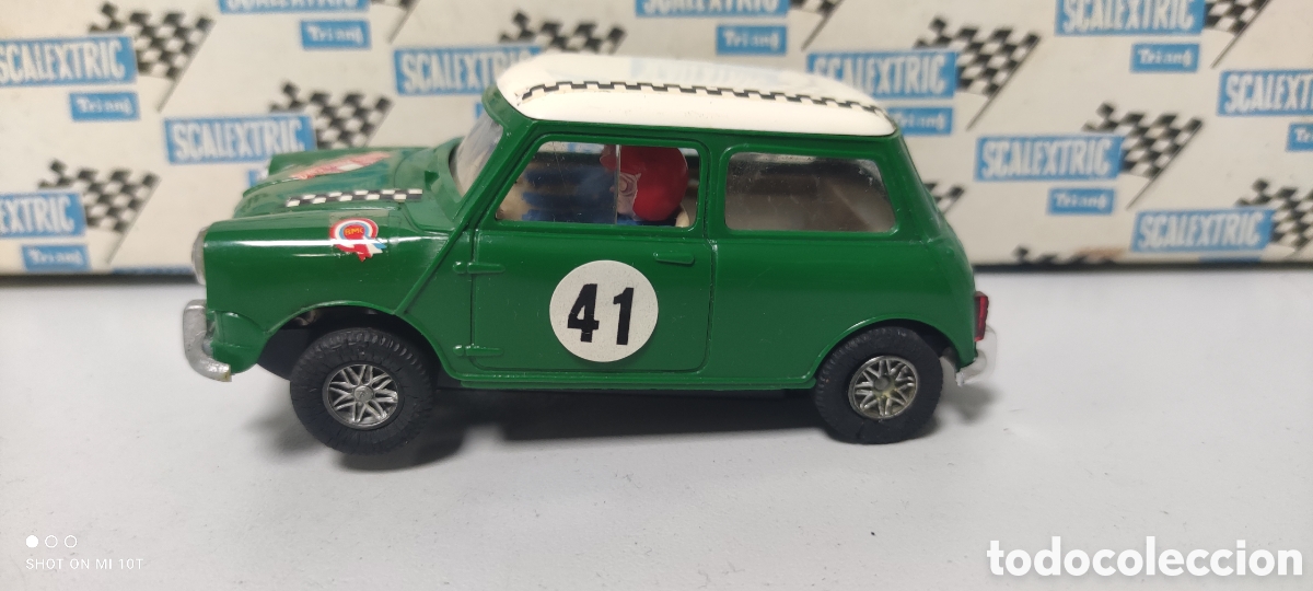 Scalextric: MINI COOPER VERDE SCALEXTRIC EXIN