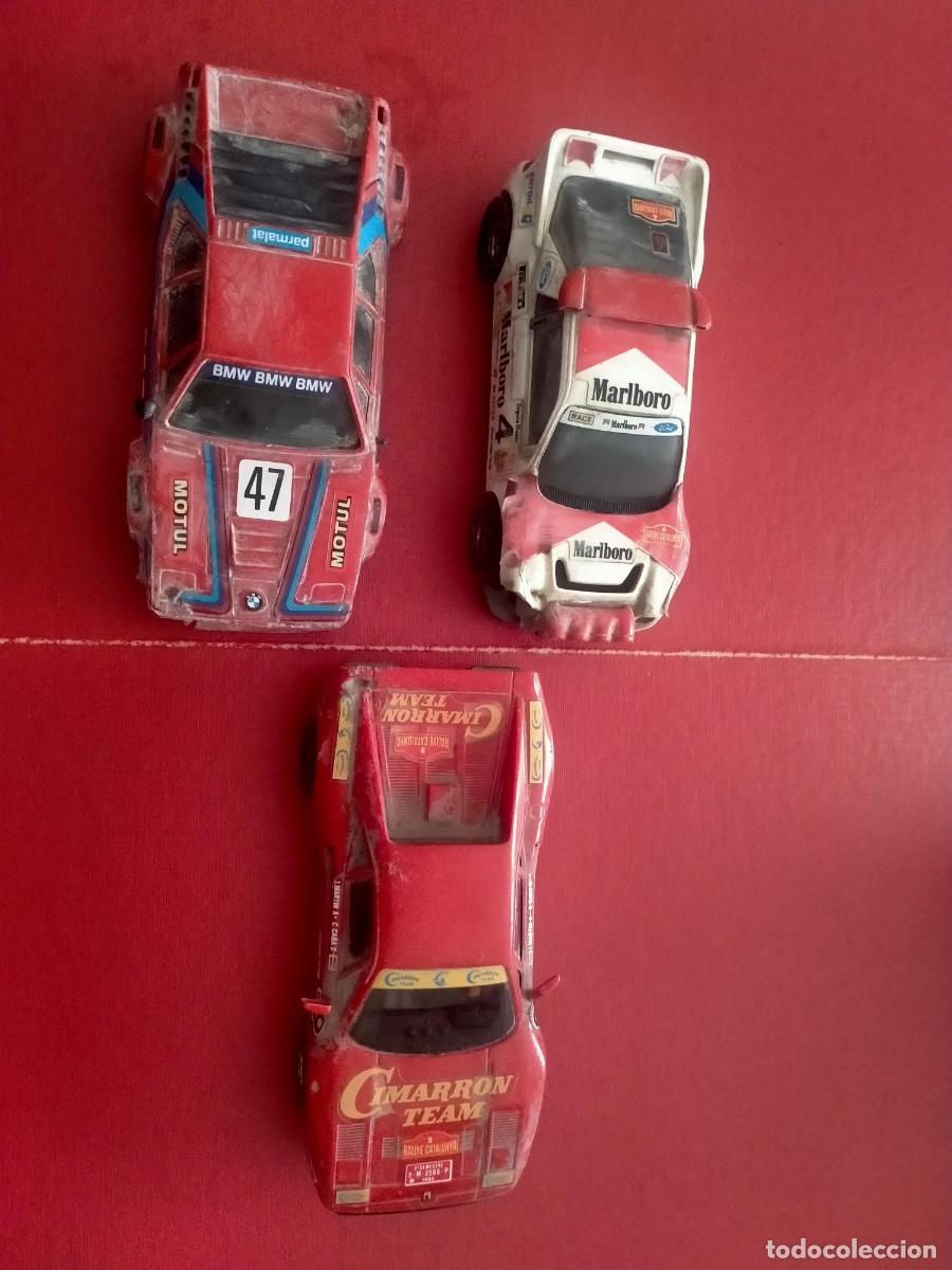 Scalextric: scalextric 3 coches y piezas sueltas - Foto 1