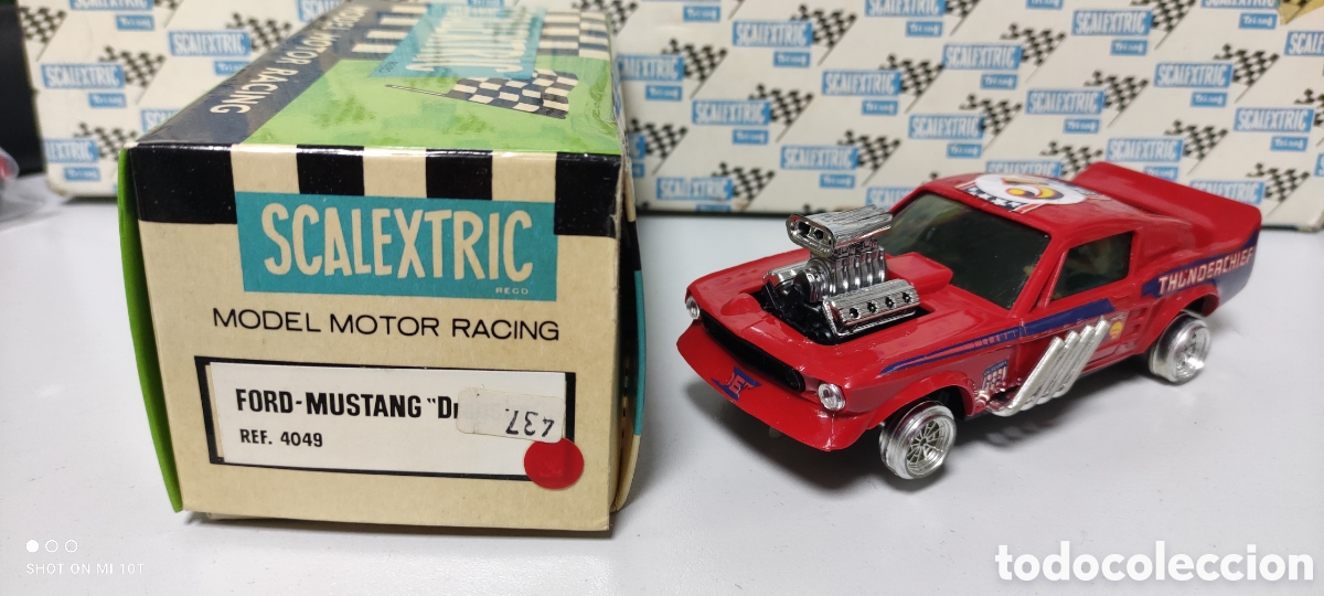 Scalextric: MUSTANG ROJO OSCURO SCALEXTRIC EXIN