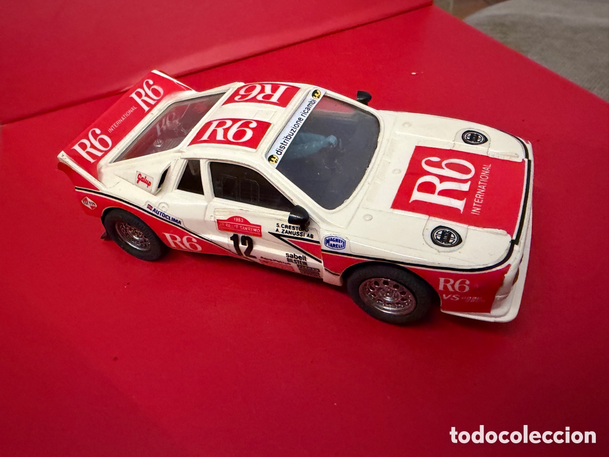 Scalextric: LANCIA RALLY 037 R6 international blanco y rojo n 12