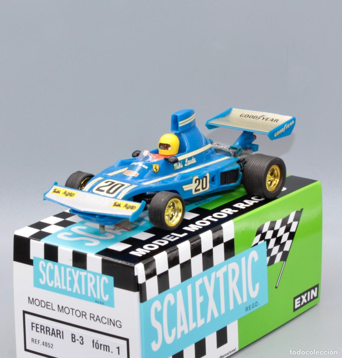 Scalextric: Ferrari 312 B3 azul Exin Scalextric